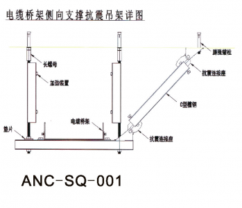 抗震支架安裝示意圖
